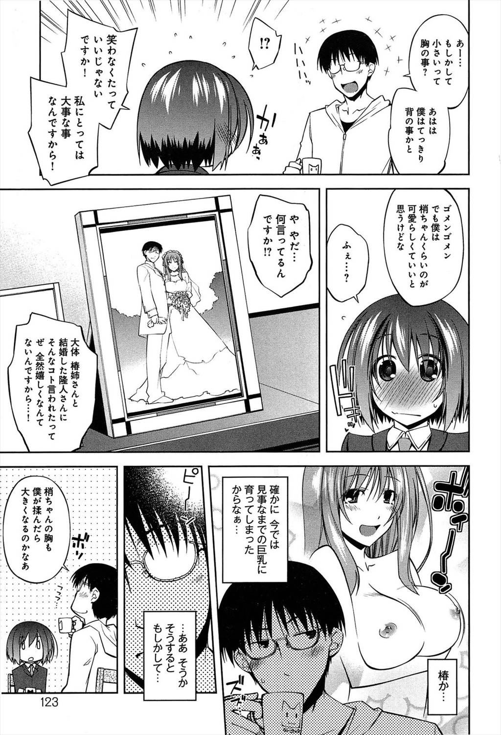 【エロ漫画】まさか義妹のおっぱいを堪能できる日が来るなんて！妻がいないうちに不倫セックスｗｗｗ