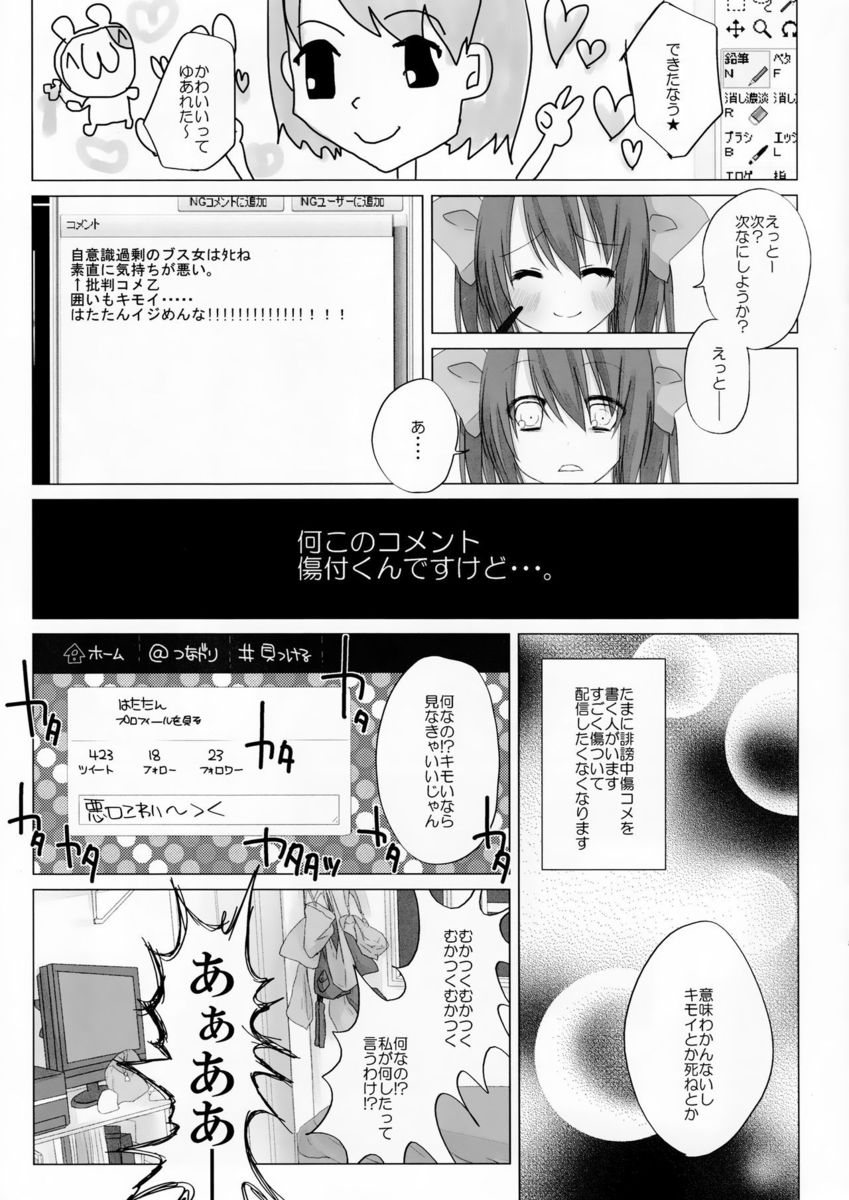 【エロ同人誌】イジメられていたはたてがニコ生放送にハマり薬漬けになって崩壊していくまで…【東方Project】