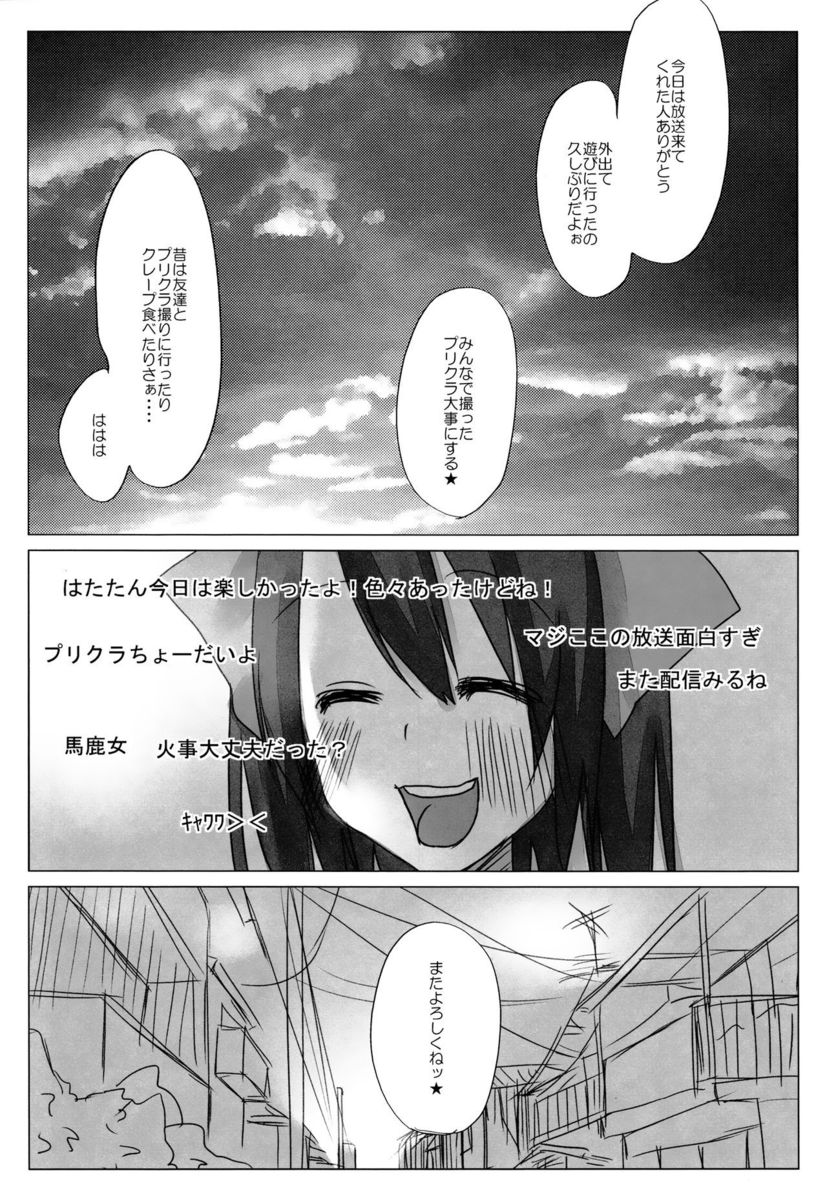 【エロ同人誌】イジメられていたはたてがニコ生放送にハマり薬漬けになって崩壊していくまで…【東方Project】