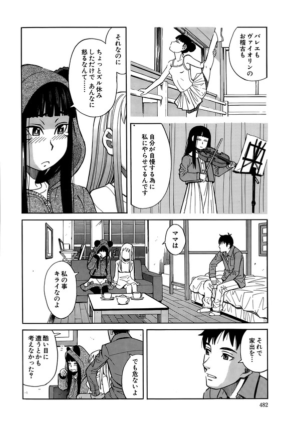 【エロ漫画】家出した少女が騙されて男たちに輪姦乱交レイプ…浣腸で脱糞プレイされアナルとマンコの二本差し挿入ｗｗｗ【ZUKI樹：神待ち少女の受難】